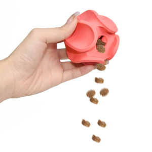 New Pet Đồ Chơi Hình Dạng Cánh Hoa Cao Su Câu Đố Rò Rỉ Nhai Răng Làm Sạch Đồ Chơi Cắn Kháng Chậm Trung Chuyển Con Chó Đồ Chơi - Product Image 4