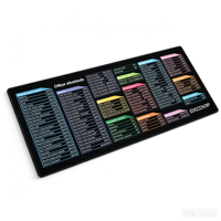 Tapis de souris de jeu XXL en caoutchouc naturel, résistant à l'usure, antidérapant, imperméable, pour l'apprentissage des logiciels Windows et la protection de l'environnement - En stock