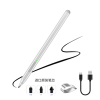 Slim Pen 2, Lápiz Óptico Pasivo Capacitivo de Plástico, Molde Privado, Compatible con Microsoft Surface Pro 10/8/9, 4096 Niveles de Rechazo de Palma, Detección de Ángulo de Inclinación