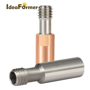 Aksesoris Printer 3d 4.1mm baja tahan karat/paduan Titanium + tembaga merah semua logam CR10 Lurus tenggorokan - Product Image 3