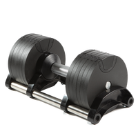 Ensemble d'haltères réglables intelligentes Poids libres Fitness Commercial Home Fitness Musculation Ensemble d'haltères réglables