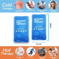 Compresse de gel réutilisable 12x29cm 250g pour blessures, thérapie chaude/froide, soulagement des douleurs musculaires, réduction des gonflements |   Thérapie de réadaptation