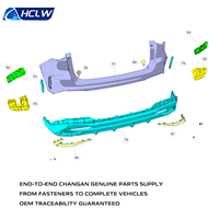 Kit complet de pièces automobiles OEM Changan X5 PLUS, composants du moteur, phares, feux arrière, portes, pare-chocs, ensemble complet