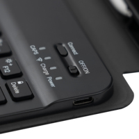 11 "dapat dilepas untuk casing Keyboard S10 Lite Touchpad Ambidextrous desain multisudut Kickstand Slot pena Metal Hinge Book