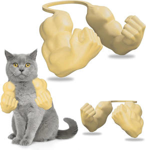 Le zampe simili a carme del gatto: le zampe muscolose del gatto giocano a giocattoli per animali domestici multifunzione divertenti e stravaganti - Product Image 3