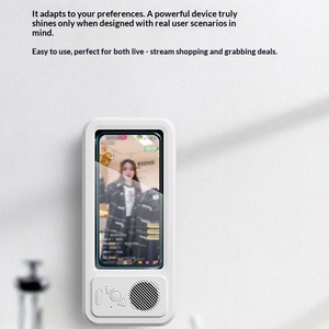 Support de téléphone de <span class=keywords><strong>douche</strong></span> étanche en ABS de haute qualité avec haut-parleur Bluetooth et écran tactile mural - Product Image 3