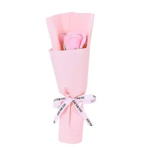 2024 Ideal Mothers Day Gifts Artificial Soap Flower Single Small Bouquet Other Wedding Decoration For Woman