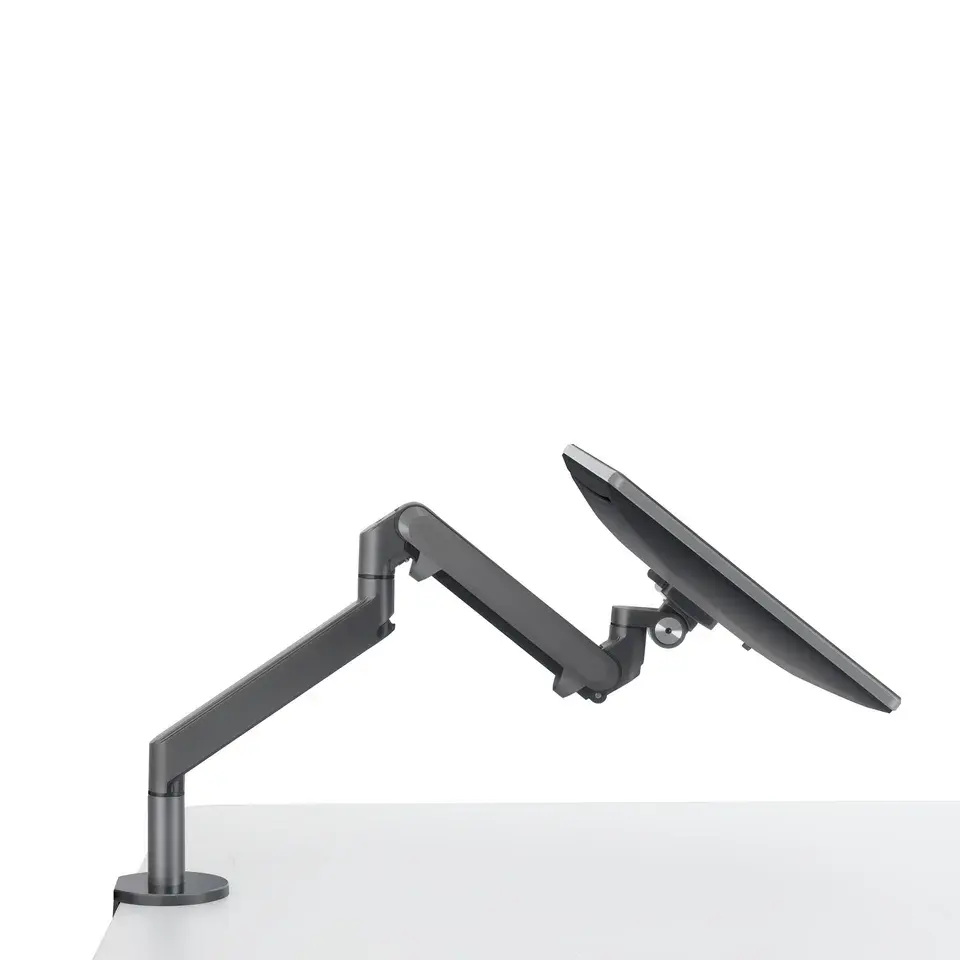 Desk Mount Single Monitor Arm Heavy Duty Ergonomic Monitor Arm C Clamp