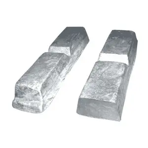 Bas prix usine haute pureté 99.9% lingots d'acier en alliage d'aluminium 99.8% fabricant