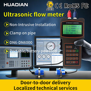 Medidor de Flujo Ultrasónico Portátil con Brida Dn15 Rs485, 4-20ma Rs232, Funcionamiento con Batería, Medidor de Flujo Ultrasónico de Mano con Abrazadera - Product Image 6