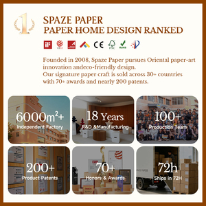 Divisorio da <span class=keywords><strong>Parete</strong></span> Elegante Spazepaper, Separatore Flessibile per Ambienti, Schermi Pieghevoli, Divisorio per Showroom, <span class=keywords><strong>Parete</strong></span> Divisoria in Carta per Sale Trasmissioni - Product Image 6