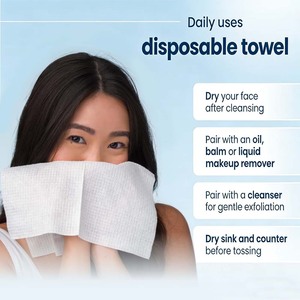 <span class=keywords><strong>Serviettes</strong></span> de visage <span class=keywords><strong>jetables</strong></span> professionnelles personnalisées en tissu non tissé pour le soin de la peau - Product Image 4