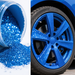 RAL màu sắc phản chiếu kim loại hiệu ứng bạc sáng bóng phát ra tia lửa nhiệt bột lớp phủ - Product Image 5