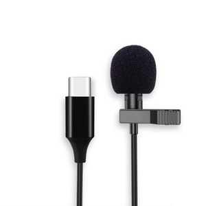 Mini microphone 3,5 mm de type C, microphone à pince portable USB Type-C 3,5 mm, <span class=keywords><strong>micro</strong></span> professionnel pour appareil photo reflex numérique et PC - Product Image 2