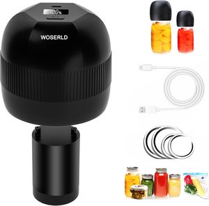 Accessoires de cuisine 6 en 1, couvercle hermétique à valve <span class=keywords><strong>sous</strong></span> <span class=keywords><strong>vide</strong></span> pour bouteille, scellant pour boîte de conserve, kit de scellant <span class=keywords><strong>sous</strong></span> <span class=keywords><strong>vide</strong></span> électrique pour bocal en verre - Product Image 1