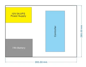 Vians ชุดควบคุมการเข้าออก5A 12V ชุดรักษาความปลอดภัยโลหะ CCTV 12V 3A 24V 5A 24V สวิตช์พาวเวอร์ซัพพลาย10A