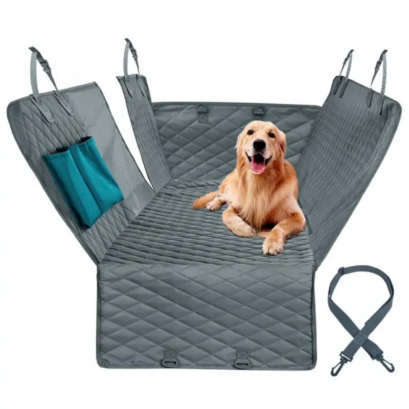 Luxe Mesh Kijkraam Huisdier Reizen Hangmat Rugmat Hond Auto Beschermers Wasbare Achterbank Waterdichte Autostoelhoezen Voor Honden