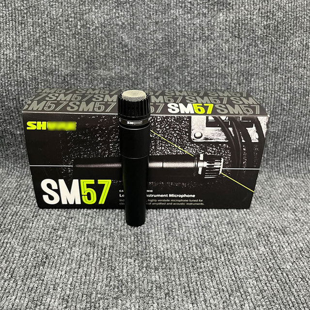 High-end Wired Dynamic SM57 Microphone, Professional Recording, Dubbing, Broadcasting, Instrument Pickup Microphone