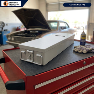 Industrial ET Container 305 <b>Metal</b> Automotive Parts and <b>Tool</b> Storage <b>Box</b> Secure with Lockable Steel Utility Container - Product Image 1
