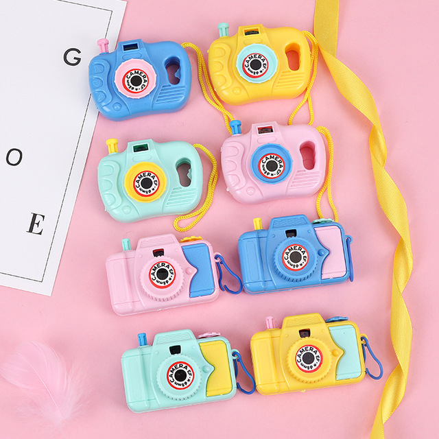 ACTC New Mini Plastic Animal Camera Viewers Children's Pretend Play Prop with Viewfinder Fun Birthday Gift 10x8cm