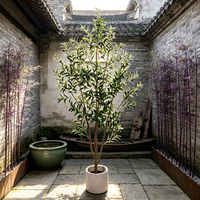 Grand Arbre Artificiel Géant en Olives Vertes pour Mariages, Événements, Diwali, Anniversaires, Soirées, Décoration de Fêtes et Articles de Noël