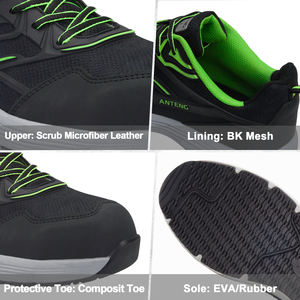 ANTENG Zapatos <span class=keywords><strong>de</strong></span> Seguridad KPU Superior Ancho Compuesto Toe Aislamiento Eléctrico Protección del Pie Antideslizante PARA EL <span class=keywords><strong>Trabajo</strong></span> Eléctrico <span class=keywords><strong>DE</strong></span> LA Planta <span class=keywords><strong>de</strong></span> Energía - Product Image 5