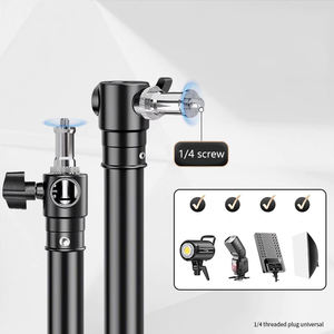 Support d'éclairage en alliage d'aluminium 2M réglable pour studio photo Speedlight éclairage vidéo <span class=keywords><strong>Trepied</strong></span> à coussin d'air trépied à usage intensif - Product Image 4