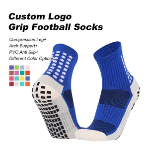 Professional Breathable Fashion Adult Kids Team Custom Logo Anti Slip Running Football Training Athletic Crew Soccer Socks