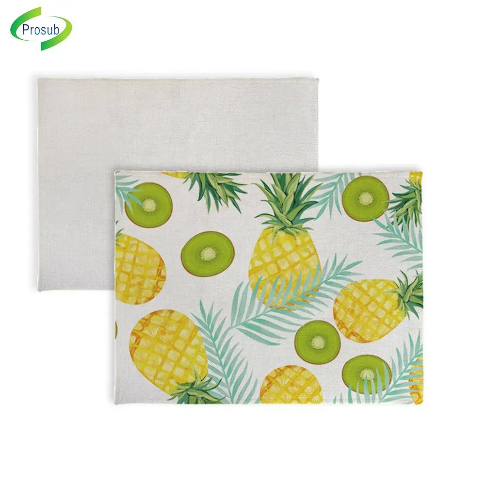 Prosub Sublimation Placemat Blanks Diy Double Side Printing Linen Table Mats