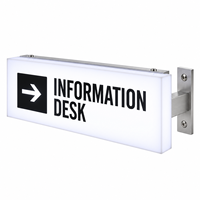 Boîte à lumière néon publicitaire en acrylique sur mesure, cube LED éclairé sur quatre côtés, signalétique lumineuse pour magasins, boîte à lumière LED ultra-mince