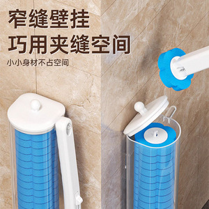 Disposable Toilet <b>Brush</b> Wall Mounted Replacement Heads With Sponge Pads For Household Cleaning - Product Image 2