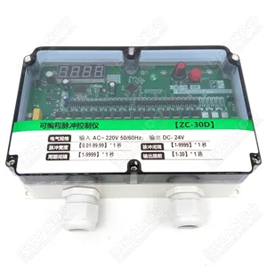 30 Lines 24V 220V Dust Collector Pulse Jet Valve Signal Control Sequence Timer Controller For Dust Extraction Cleaning System
