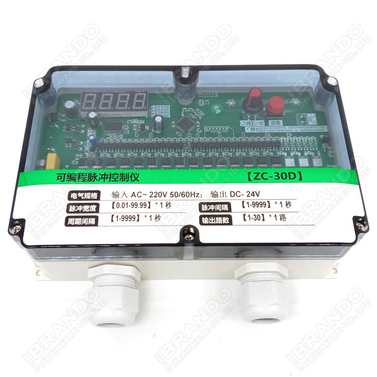 30 Lines 24V 220V Dust Collector Pulse Jet Valve Controller for ...