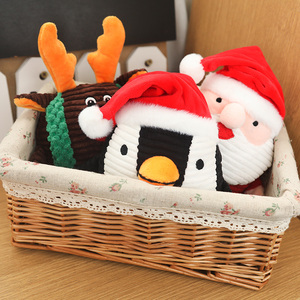 Jouets en peluche <span class=keywords><strong>de</strong></span> Noël <span class=keywords><strong>pour</strong></span> animaux <span class=keywords><strong>de</strong></span> compagnie en gros, jouets à mâcher <span class=keywords><strong>pour</strong></span> chiens, Père Noël, Pingouin, Homme au pain d'épices, jouets interactifs doux et rembourrés <span class=keywords><strong>pour</strong></span> chiots - Product Image 4