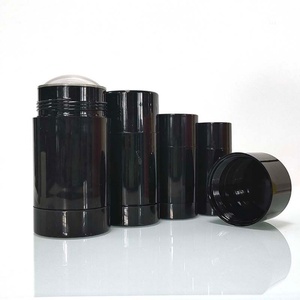 AS Rubber Finishing 75ml Matte Black pink Stick Deodorant <b>Container</b> Cosmetic Deodorant Bottle Packaging - Product Image 1