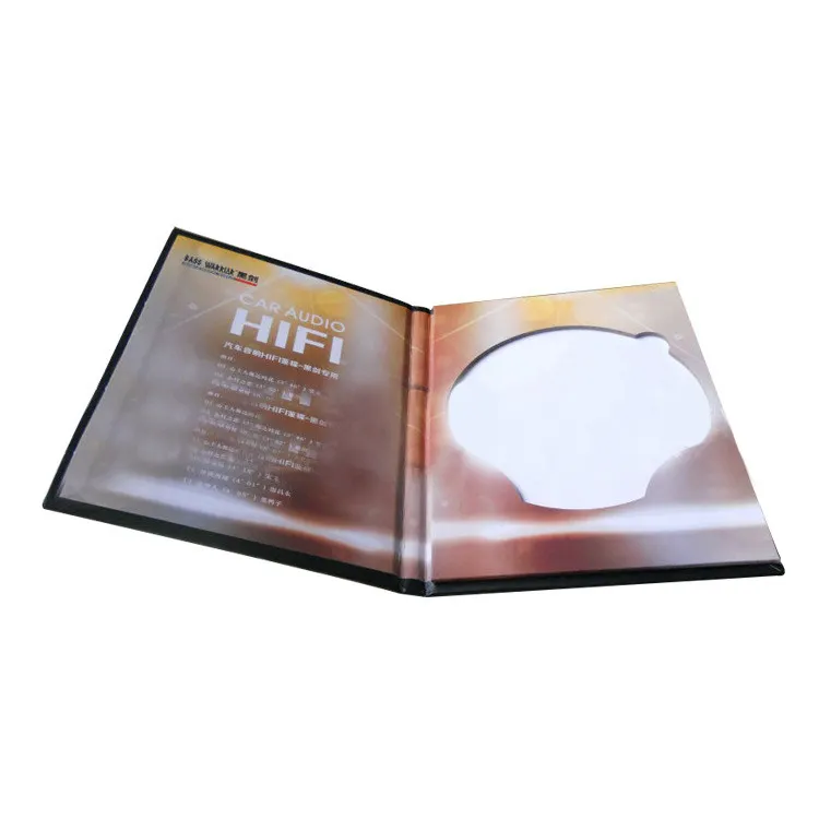 Wholesale slide open magnet gift cardboard box music album cd packaging box cd box paper packaging