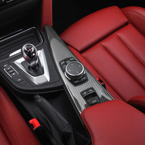 Shasha fibre de carbone 4 pièces voiture intérieur accessoires poignée de porte boîte de rangement rainure panneau autocollant pour Subaru WRX <span class=keywords><strong>2022</strong></span> - Product Image 4