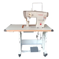 Machine à coudre industrielle informatisée en promotion, simple/double aiguille, polyvalente pour la confection de perruques, chaussures et sacs