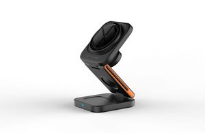 Nouvelle Offres Spéciales 3 en 1 Station de charge sans fil Portable pliable <span class=keywords><strong>chargeur</strong></span> sans fil magnétique pour <span class=keywords><strong>iPhone</strong></span> Airport <span class=keywords><strong>Apple</strong></span> Watch - Product Image 6