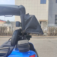 Voiture de golf électrique 2 places Smart Roadster 2025, fabrication chinoise directe, voiture de club 2 places, certifiée CE, batterie au lithium métallique 48V
