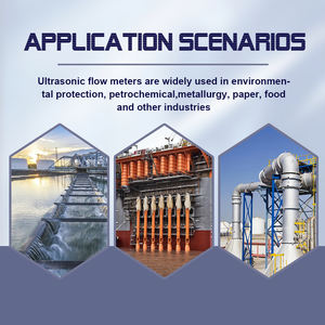 Débitmètre à ultrasons pour liquides et eaux Jingjie, précision 1%, protection IP67, alimentation par batterie/220VAC, sonde à pince, RS232, OEM - Product Image 4