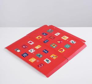 Recyclable personnalisé 6 <span class=keywords><strong>8</strong></span> 12 24 <span class=keywords><strong>jours</strong></span> de vide pour Cookie chocolat Noël jour calendrier de l'avent boîte - Product Image 6
