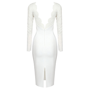 Robes de demoiselle d'honneur sirène col en V profond de couleur unie robes de soirée longues noires sans manches pour femmes - Product Image 4