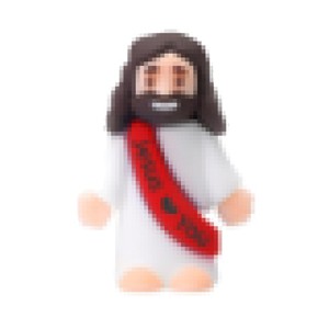 Mô hình Chúa Giê-su nhỏ thiết kế độc đáo Chúa Giê-su yêu bạn Đồ chơi Chúa Giê-su bằng cao su mini để chơi tìm đồ quà tặng tiệc tôn giáo trường học Chủ nhật - Product Image 4