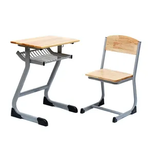Mesas e cadeiras de estudo para estudantes, mesas e cadeiras de elevação para a escola, mesa de escrita para a classe de treinamento corretivo