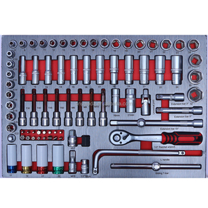 Conjunto de Ferramentas para Mecânico, Armário de Ferramentas para Garagem com Ferramentas Manuais, Armário de Ferramentas Profissional com 7 Gavetas, Conjunto de Ferramentas CRV para Reparos Automotivos - Product Image 4