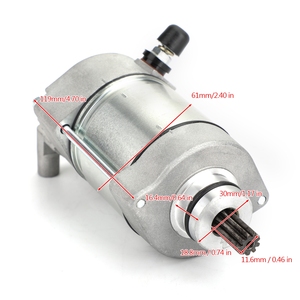 5VY-81890-00/01 4C8-81890-00/01 Yamaha YZF R1 RaceBase R1S 2004-2008용 스타터 모터 엔진 시동 9-스플라인 - Product Image 2