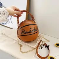 Women's Mini Chain Shoulder Handbags, Basketball Purse Bag
