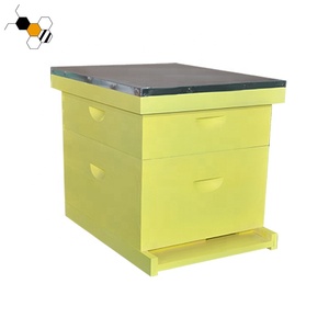 Langstroth sơn <span class=keywords><strong>honeybee</strong></span> Hive hộp tổ ong 10 khung sơn bằng gỗ hộp tổ ong - Product Image 3