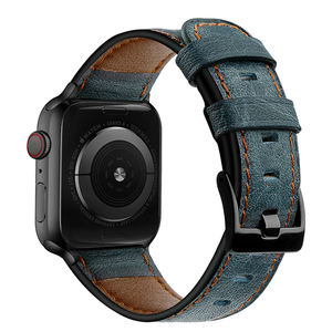 <span class=keywords><strong>Apple</strong></span> <span class=keywords><strong>Watch</strong></span>用スマートブレスレットリストバンドアクセサリー34 5 <span class=keywords><strong>6</strong></span> 38mm 40mm 42mm <span class=keywords><strong>44mm</strong></span>レトロオイルワックスレザーウォッチストラップ - Product Image 2